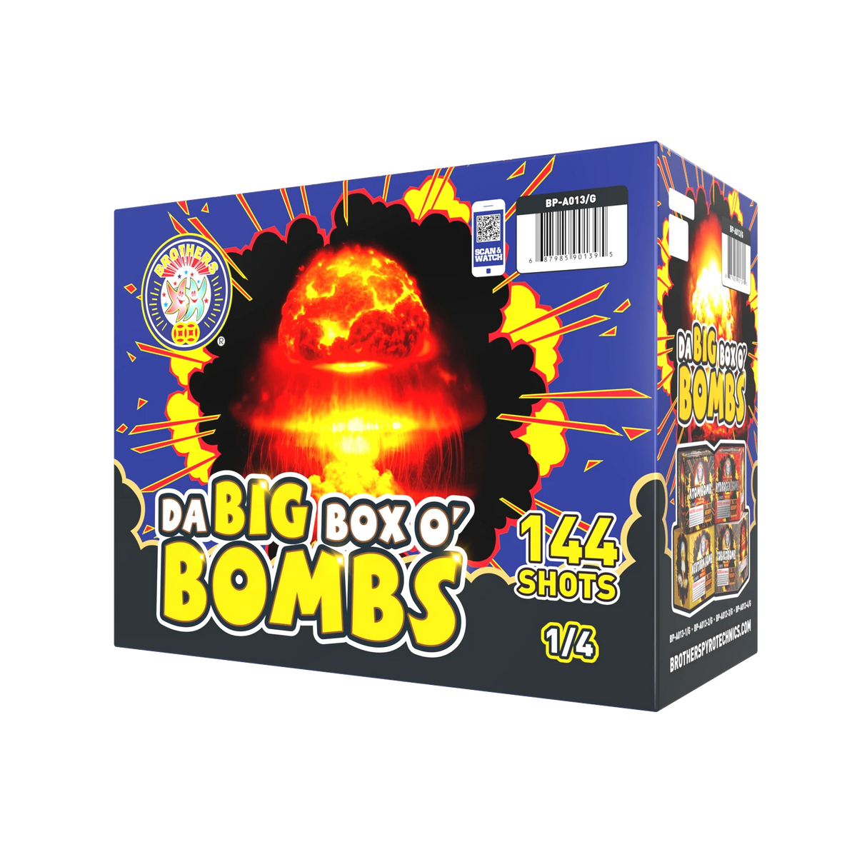Da Big Box of Bombs (Mix Case 1/4) 36 shots each