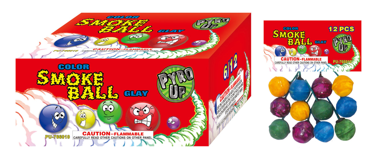 Color Smoke Balls (Bag of 12)