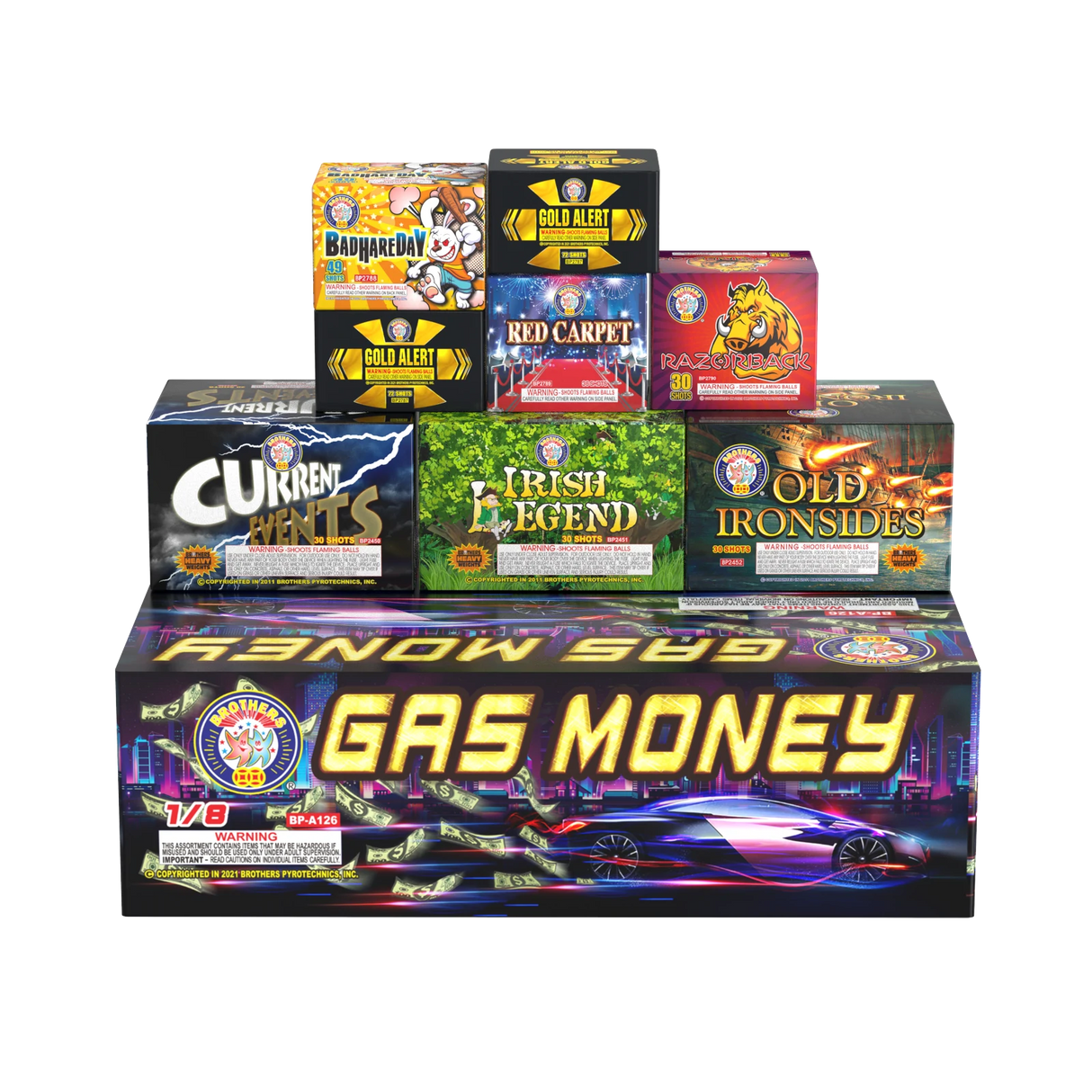 Gas Money - Multi-shot Cakes Assortment (1/8)