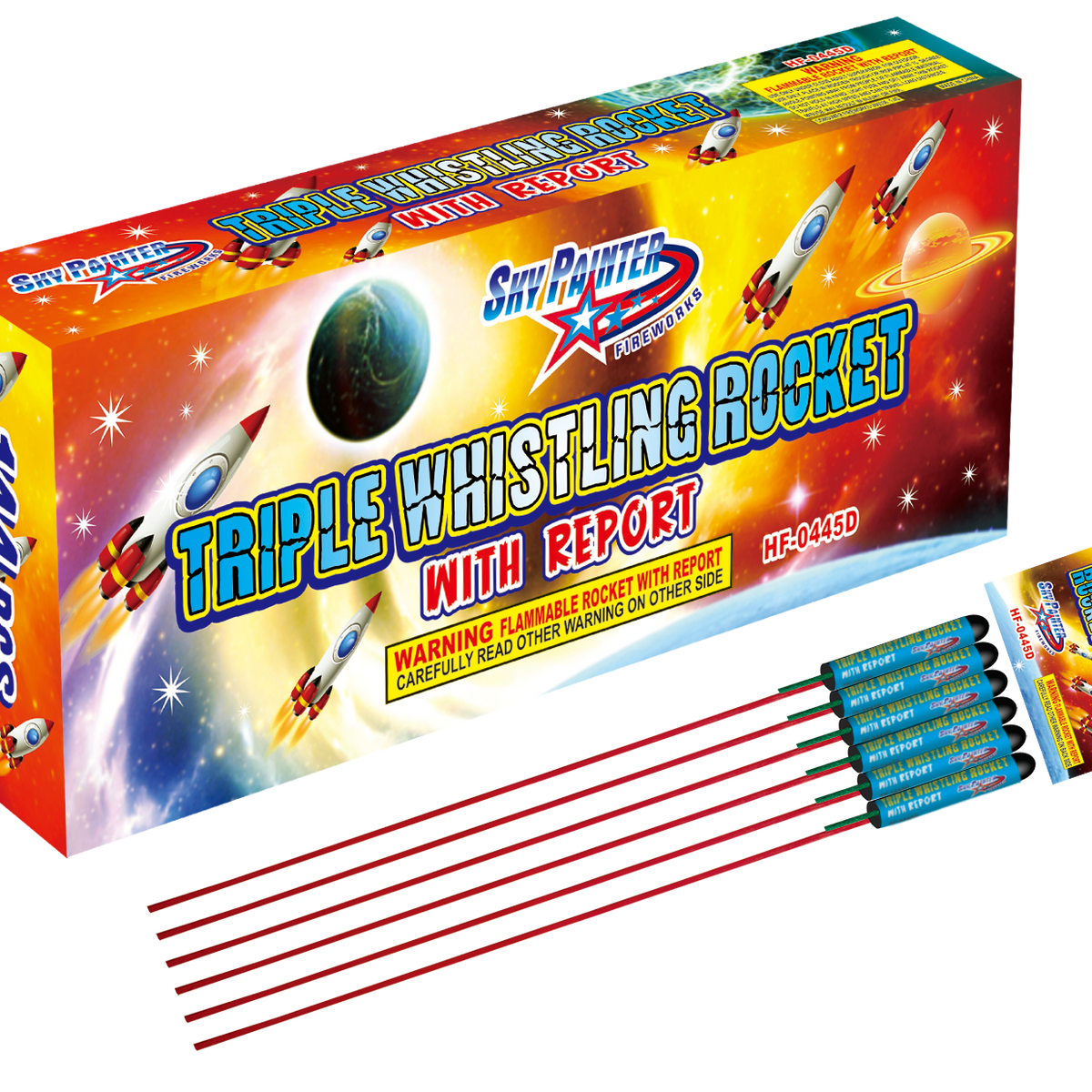 Triple Whistling Rocket w/ Report – PJF Wholesale