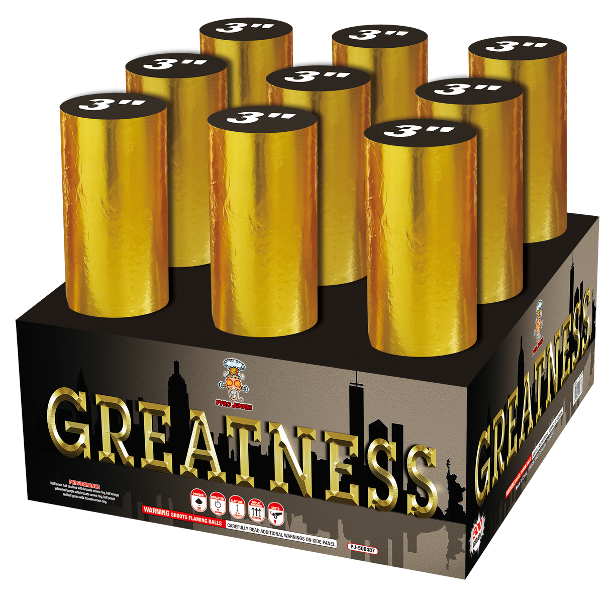 3" Greatness - 9 Shots