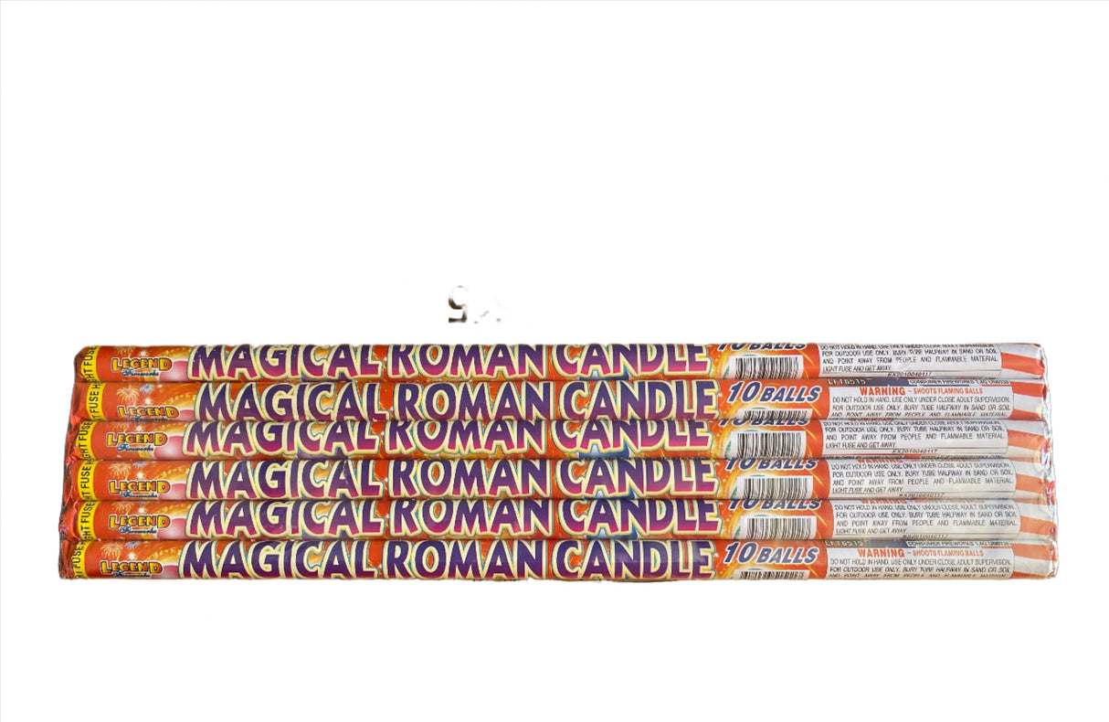 10 Ball Magical Roman Candle