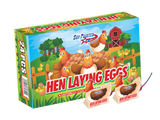 Hen Laying Eggs